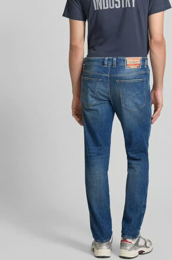 Diesel straight fit jeans van katoenmix