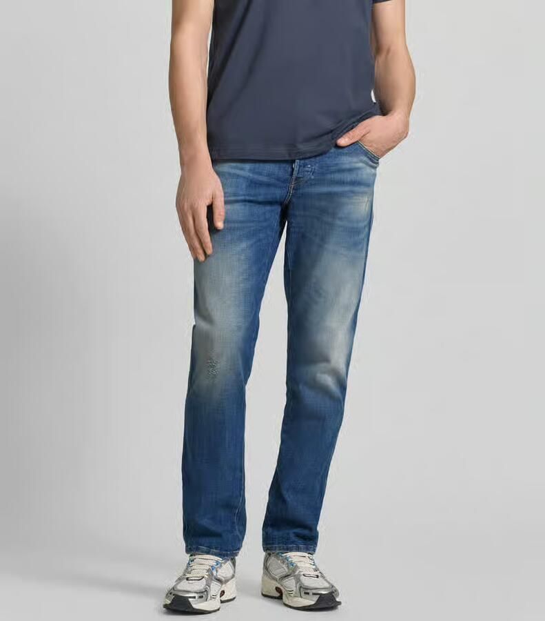Diesel straight fit jeans van katoenmix - Foto 2