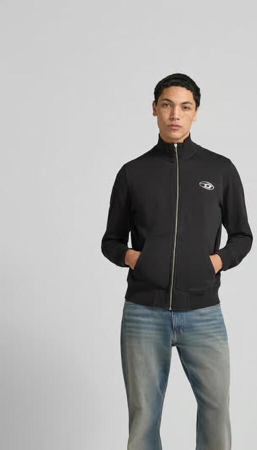 Diesel sweatjack met ritssluiting - Foto 3