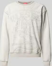 Diesel Sweatshirt met jacquard logodetail