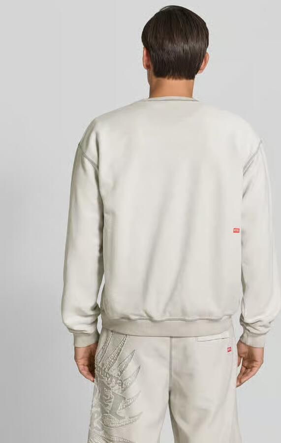 Diesel Sweatshirt met jacquard logodetail - Foto 2