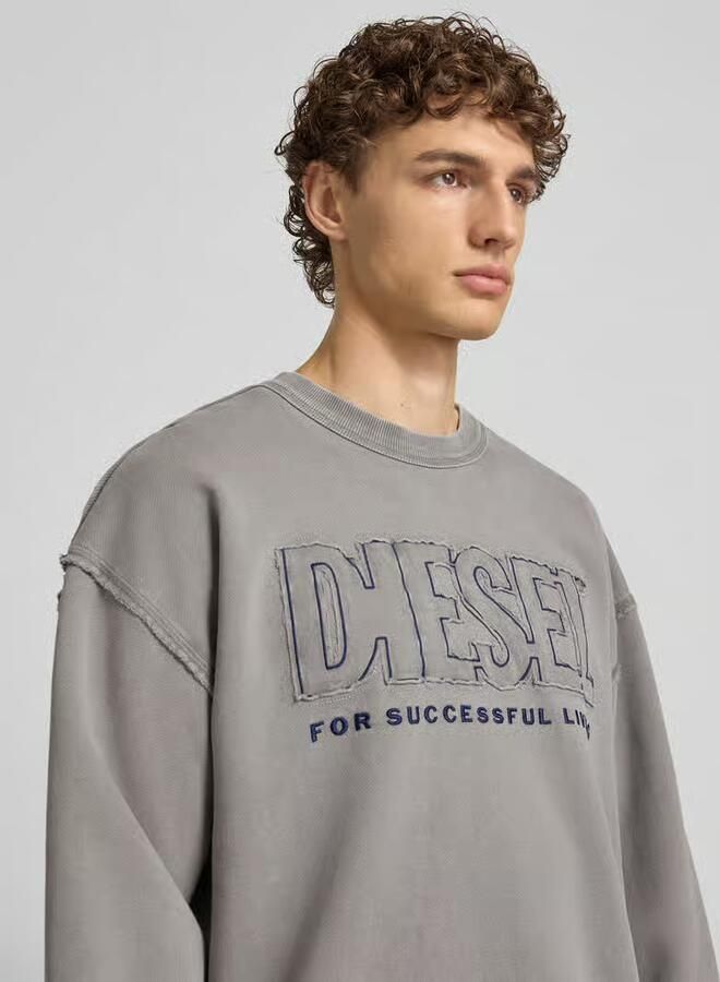 Diesel Sweatshirt met labeldetail