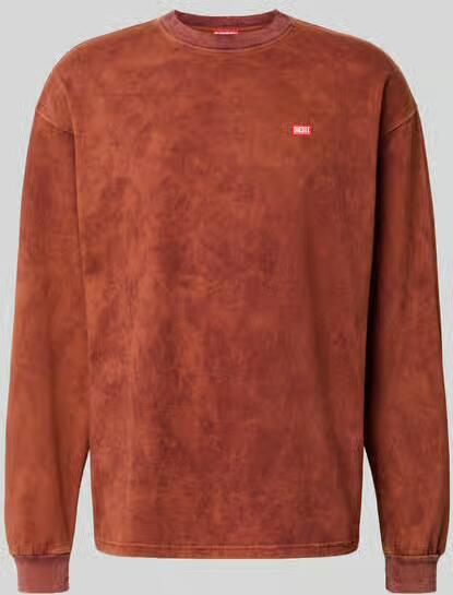 Diesel Sweatshirt met labelprint - Foto 2