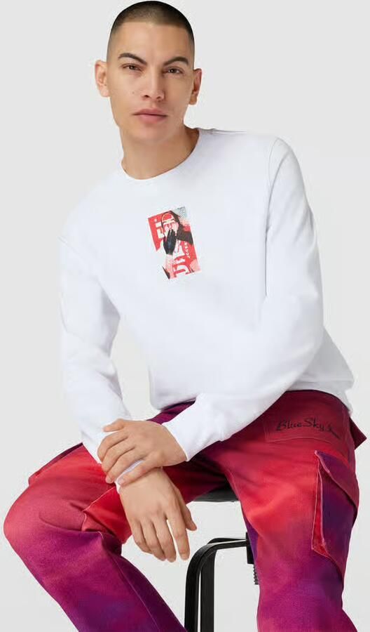 Diesel Sweatshirt met labelprint