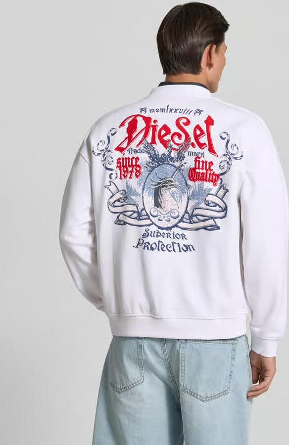 Diesel sweatshirt met logoprint - Foto 2