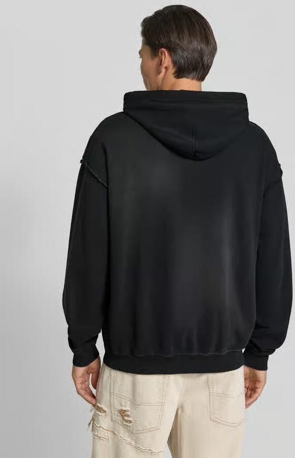 Diesel Sweatshirt met onafgewerkte zoomranden - Foto 2