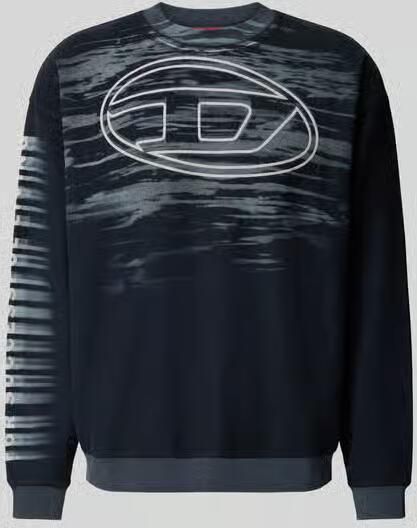 Diesel Sweatshirt met ribboorden - Foto 2