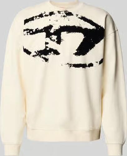 Diesel Sweatshirt met ribboorden - Foto 2