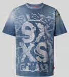 Diesel T-shirt met geribde ronde hals