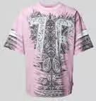 Diesel T-shirt met geribde ronde hals