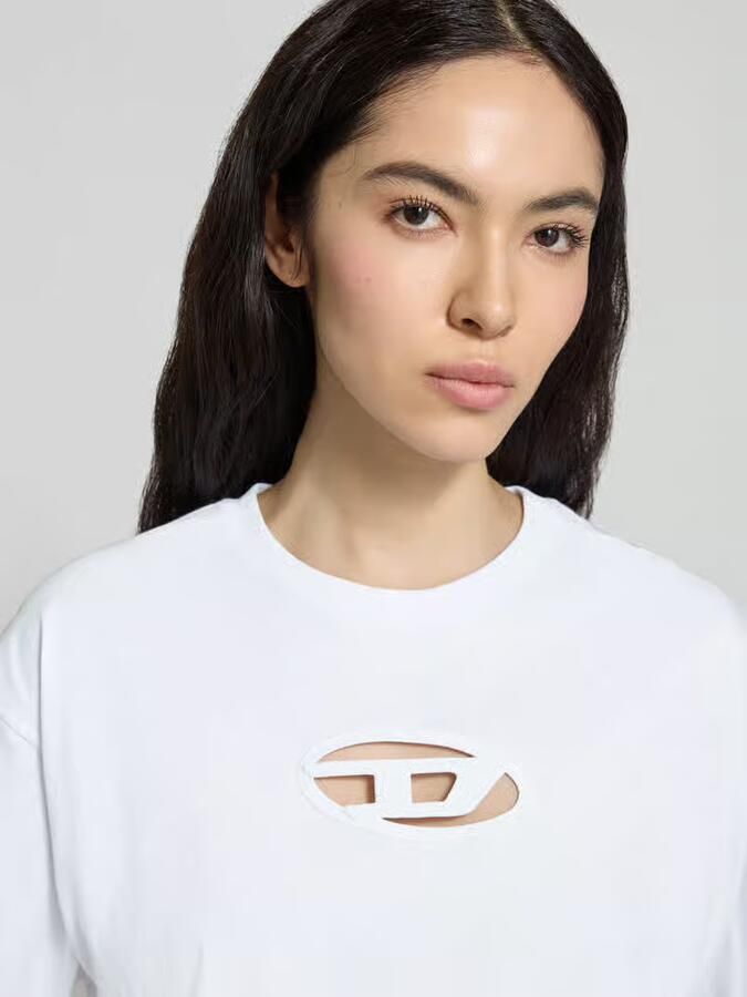 Diesel T-shirt met labeldetail
