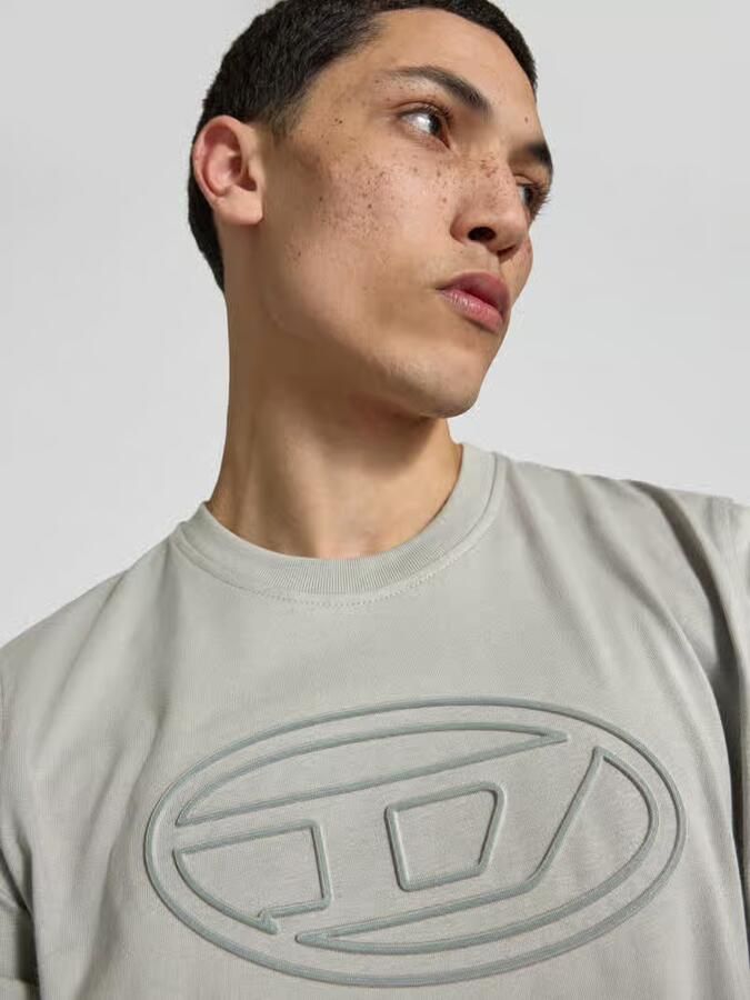 Diesel T-shirt met labeldetail
