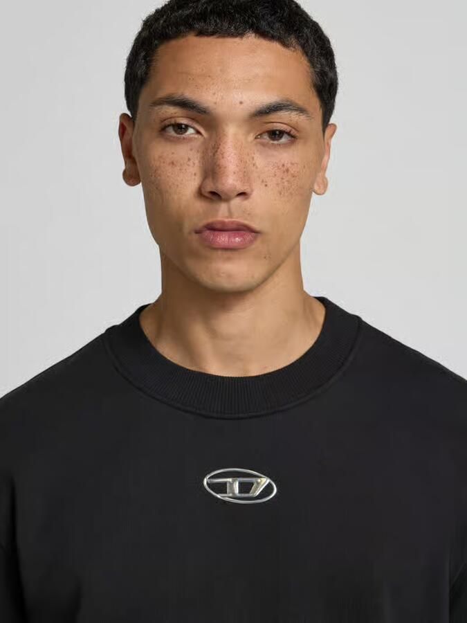 Diesel T-shirt met labeldetail