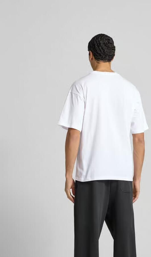 Diesel Witte Katoenen T-shirt met Ronde Hals White Heren - Foto 6
