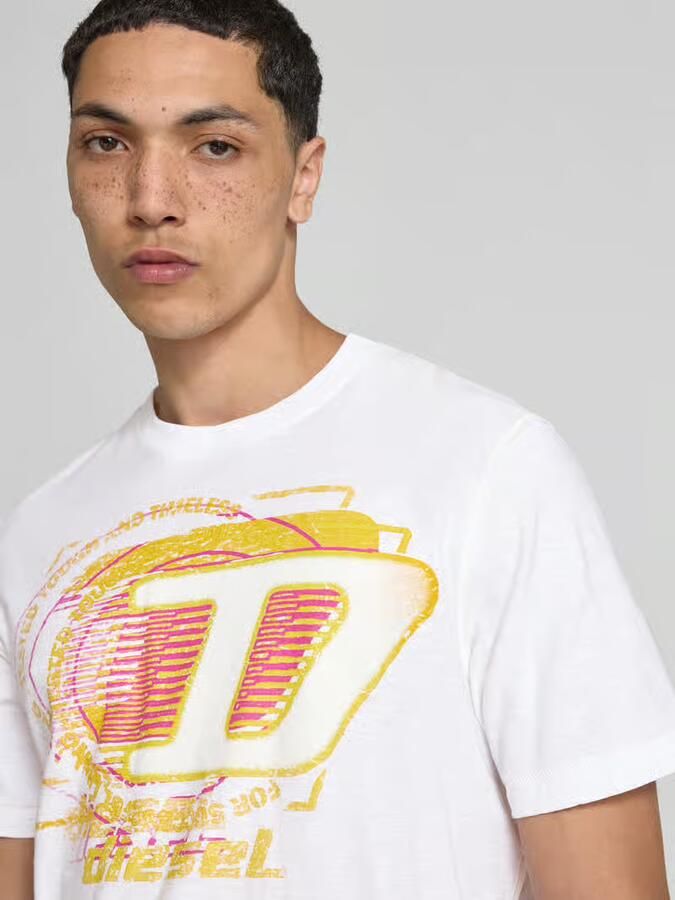Diesel T-shirt met labelprint