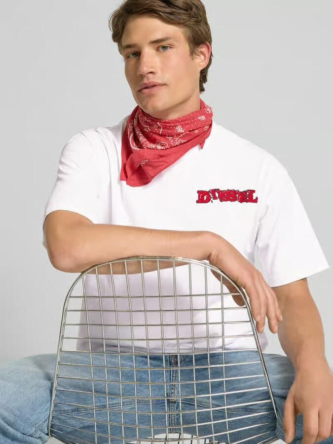 Diesel T-shirt met labelprint