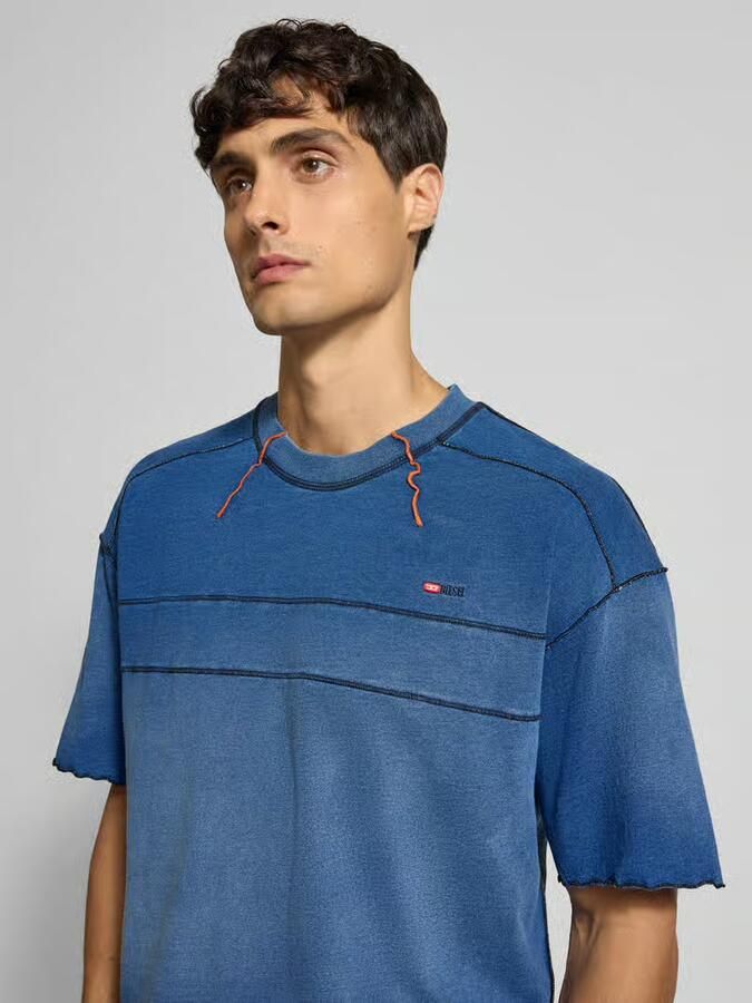 Diesel T-shirt met labelstitching