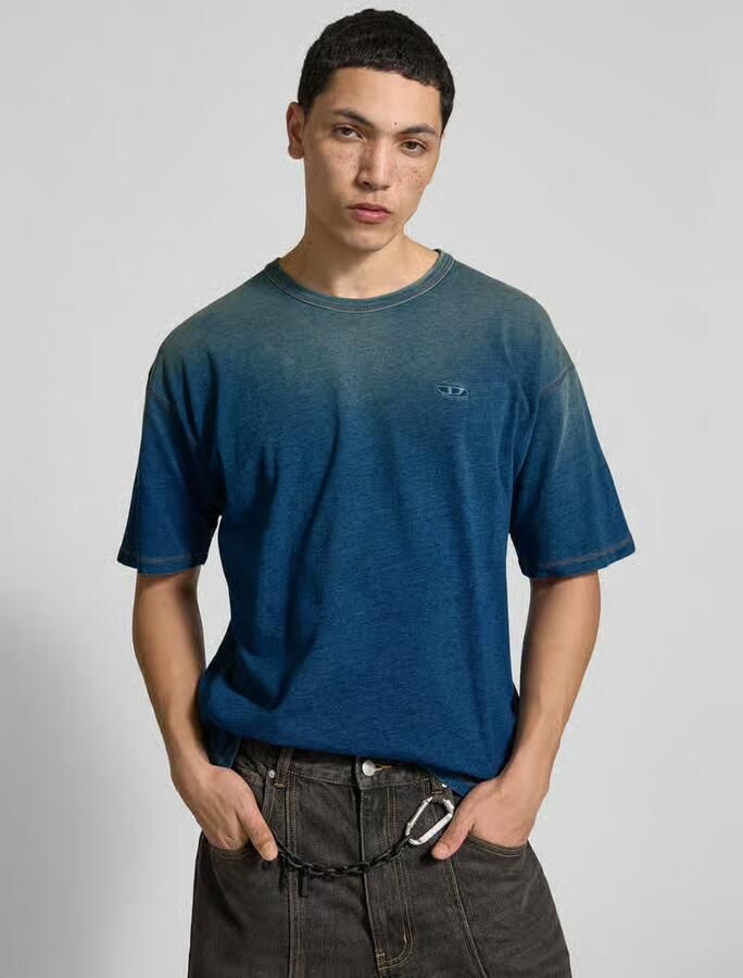 Diesel T-shirt met labelstitching