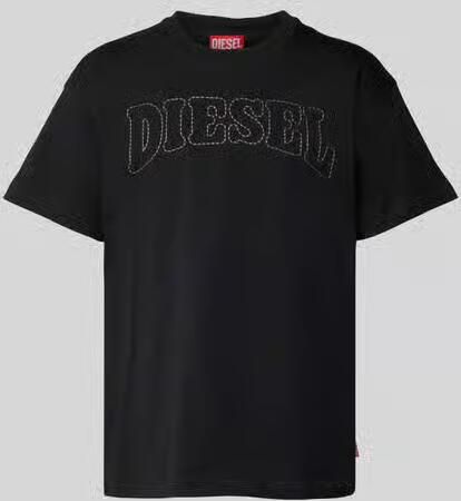 Diesel T-shirt met labelstitching - Foto 2