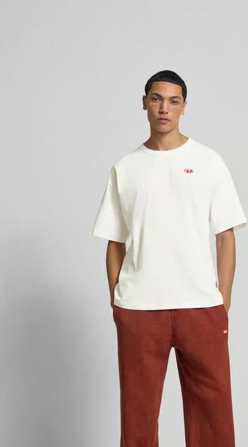 Diesel T-shirt met labelstitching - Foto 2