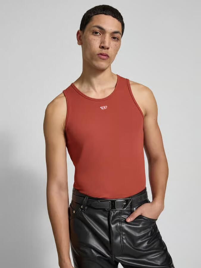 Diesel Tanktop met labeldetail
