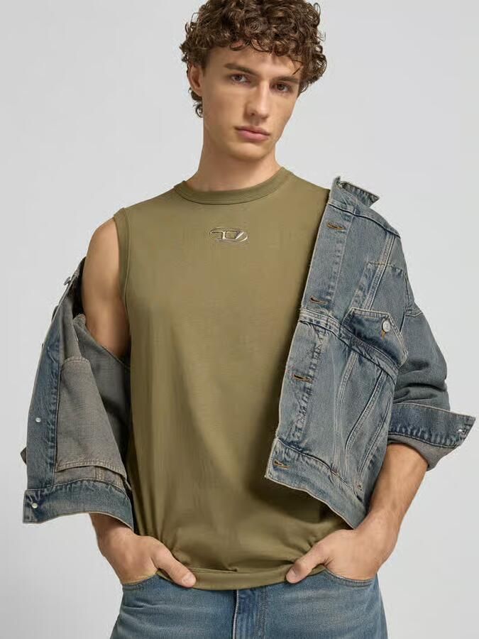 Diesel Tanktop met labeldetail