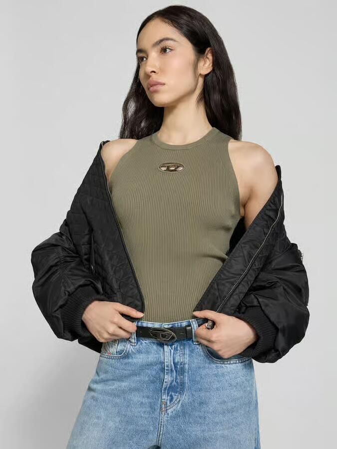Diesel Tanktop met labeldetail