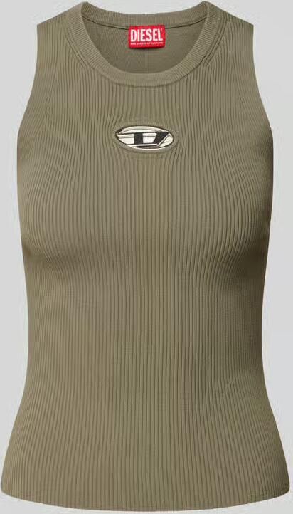 Diesel Tanktop met labeldetail - Foto 2