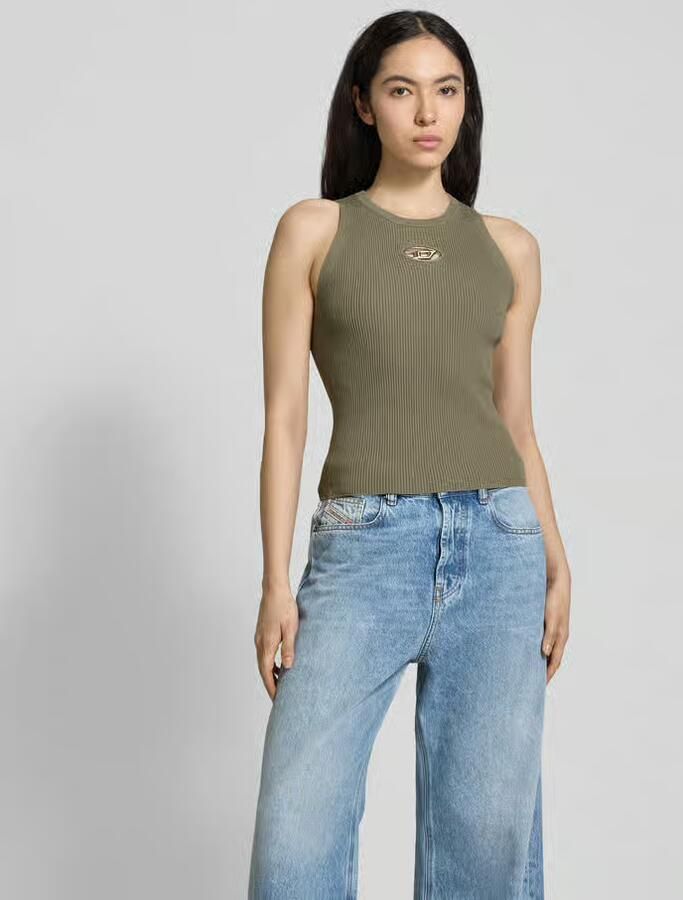 Diesel Tanktop met labeldetail - Foto 2