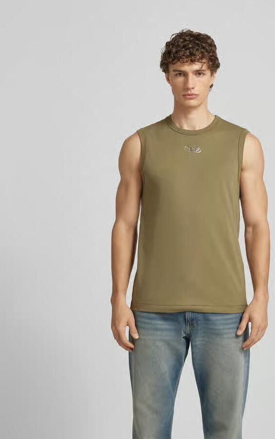 Diesel Tanktop met labeldetail - Foto 3