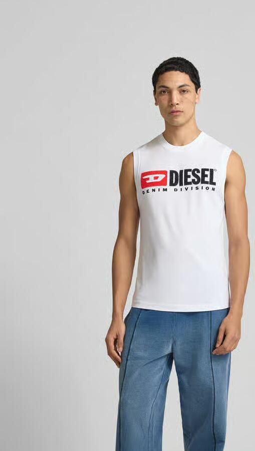 Diesel Tanktop met Labeldetail - Foto 2
