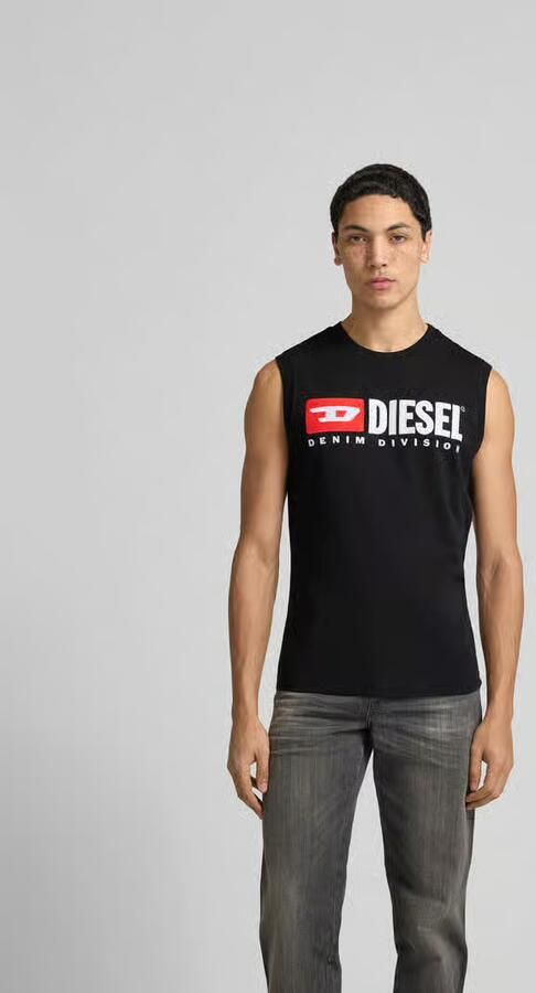 Diesel Tanktop met Labeldetail - Foto 3