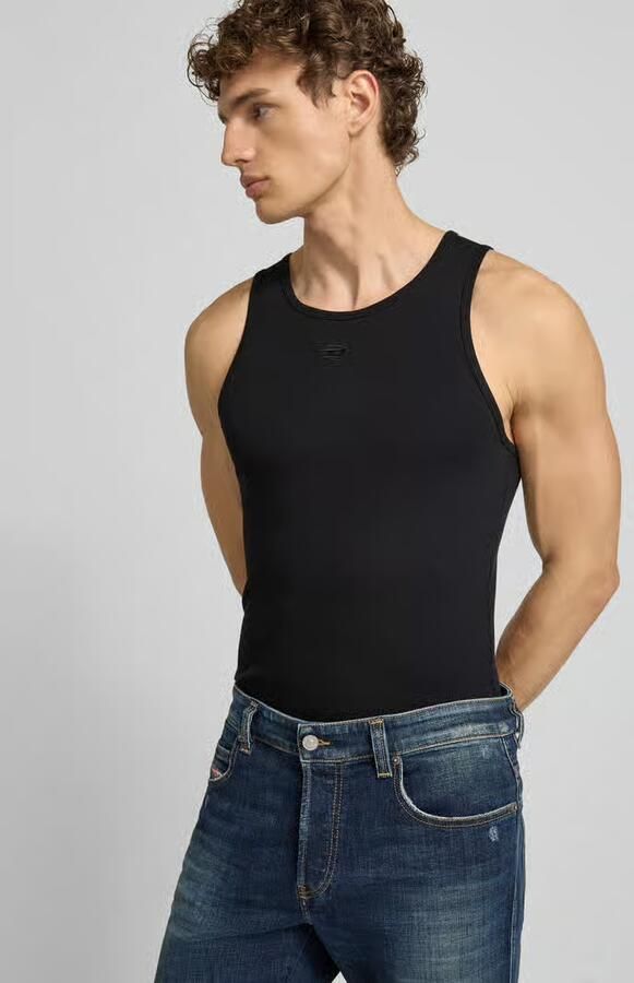 Diesel Tanktop met labelstitching
