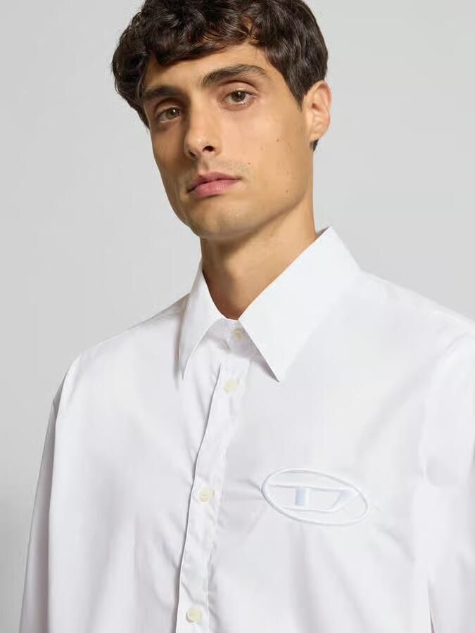 Diesel Vrijetijdsoverhemd met labelstitching