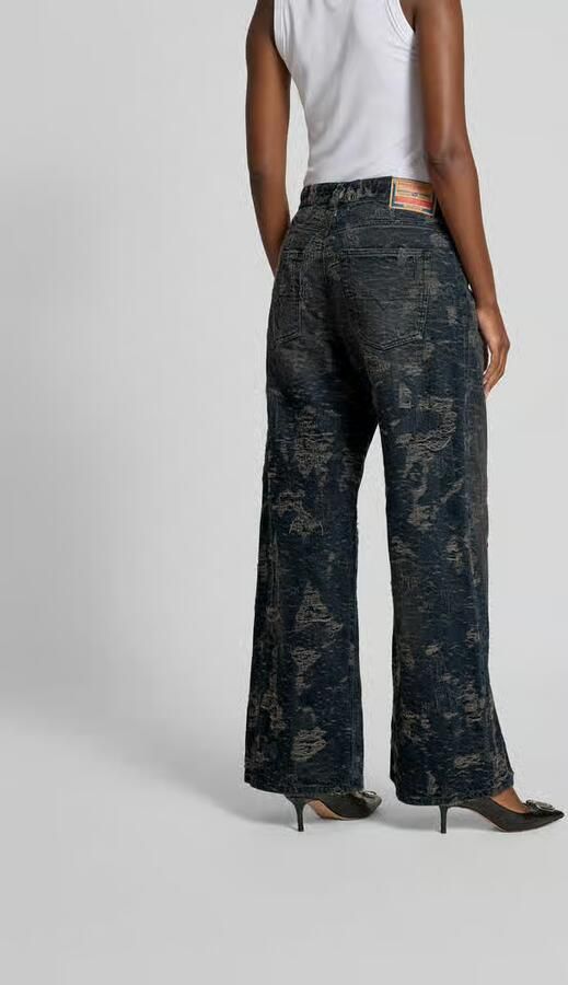 Diesel Wide fit jeans in used-look - Foto 2
