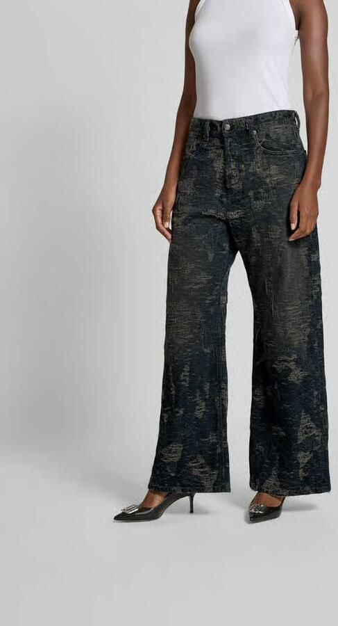 Diesel Wide fit jeans in used-look - Foto 3