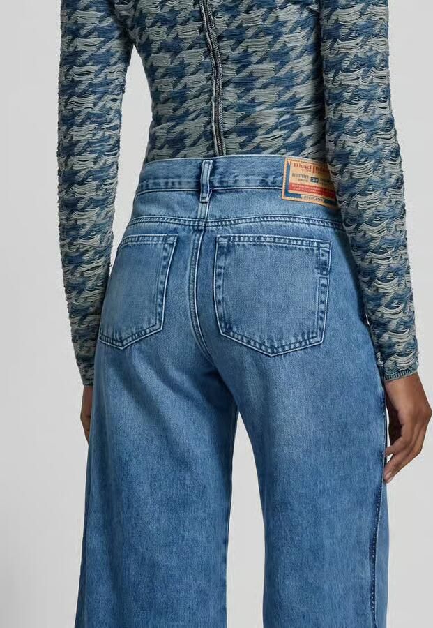 Diesel wide fit jeans met 5-pocketmodel