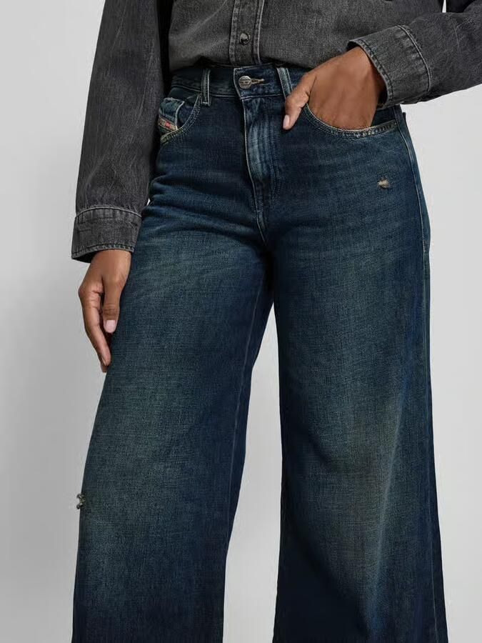 Diesel Wide fit jeans met 5-pocketmodel