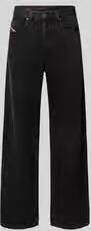 Diesel Wide fit jeans met logopatch