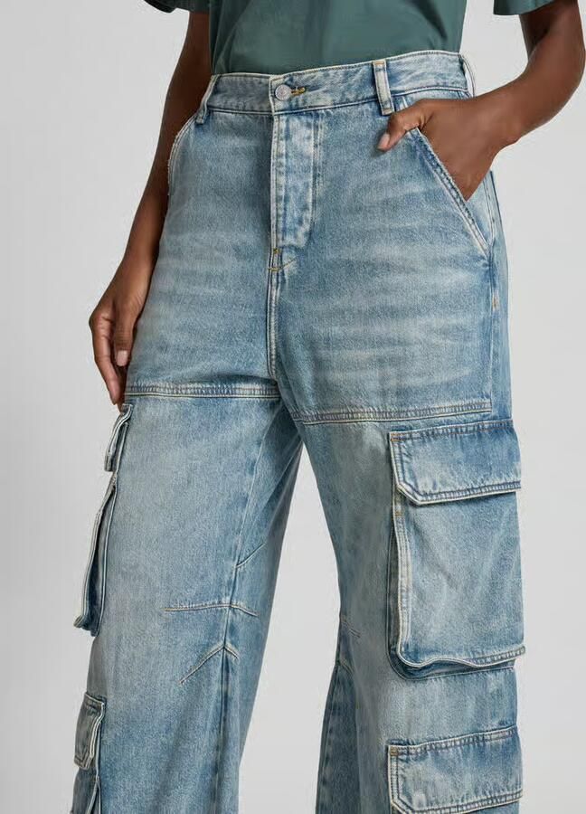 Diesel Wide fit jeans met lyocell