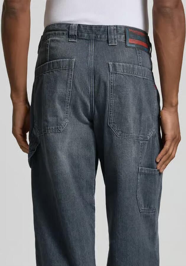Diesel Wide fit jeans met steekzakken