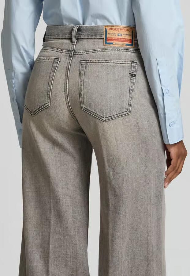 Diesel Wide leg jeans van lyocellmix