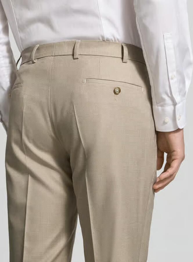 Digel Moden fit pantalon met persplooien model 'Sergio'