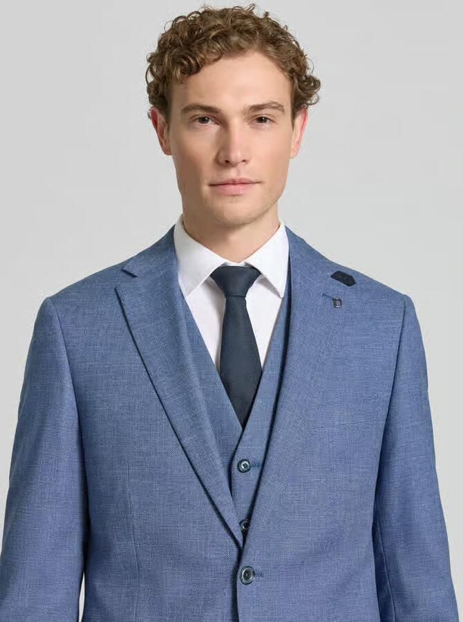 Digel modern fit 2-knoopcolbert met klepzakken model 'Ezzo'