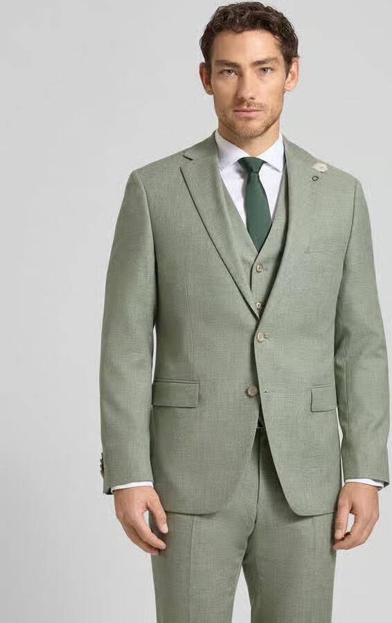 Digel modern fit 2-knoopcolbert met klepzakken model 'Ezzo' - Foto 4