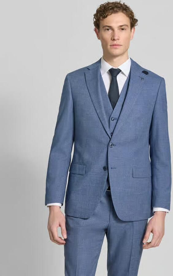 Digel modern fit 2-knoopcolbert met klepzakken model 'Ezzo' - Foto 4