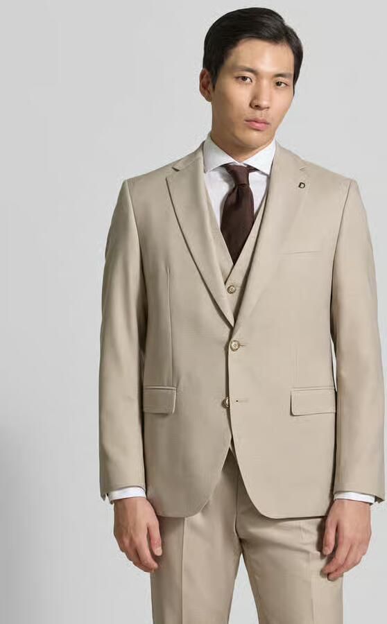 Digel modern fit 2-knoopcolbert met klepzakken model 'Ezzo' - Foto 4