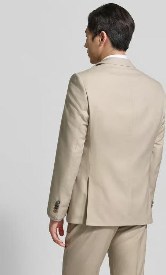 Digel modern fit 2-knoopcolbert met klepzakken model 'Ezzo'