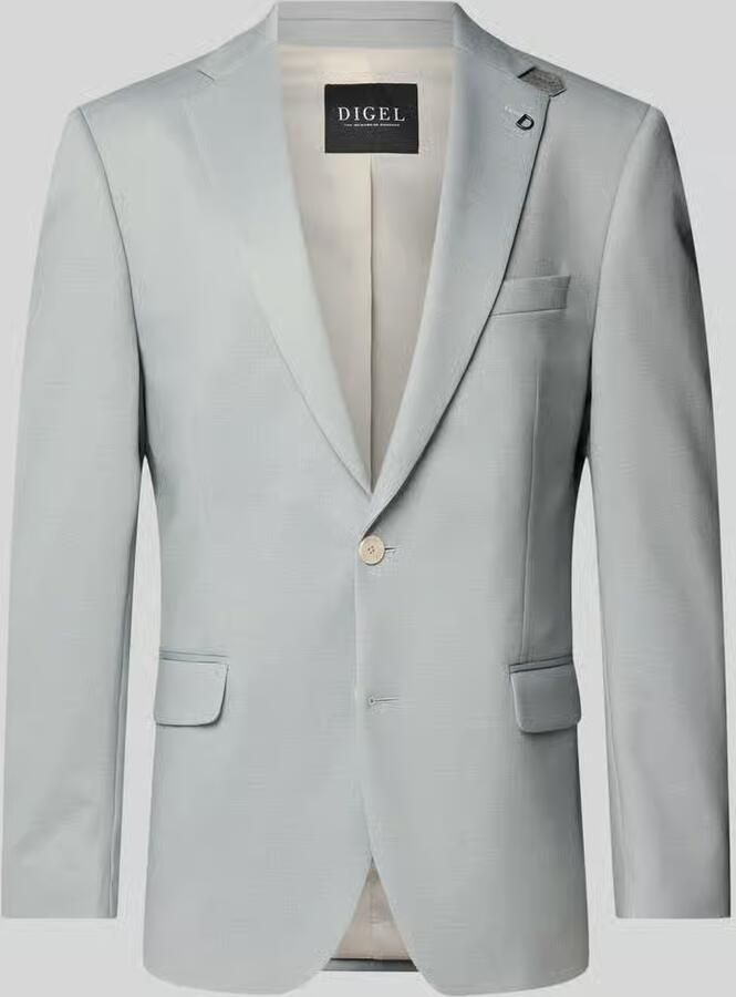Digel Modern fit colbert met paspelzak op de borst model 'Ezzo' - Foto 2