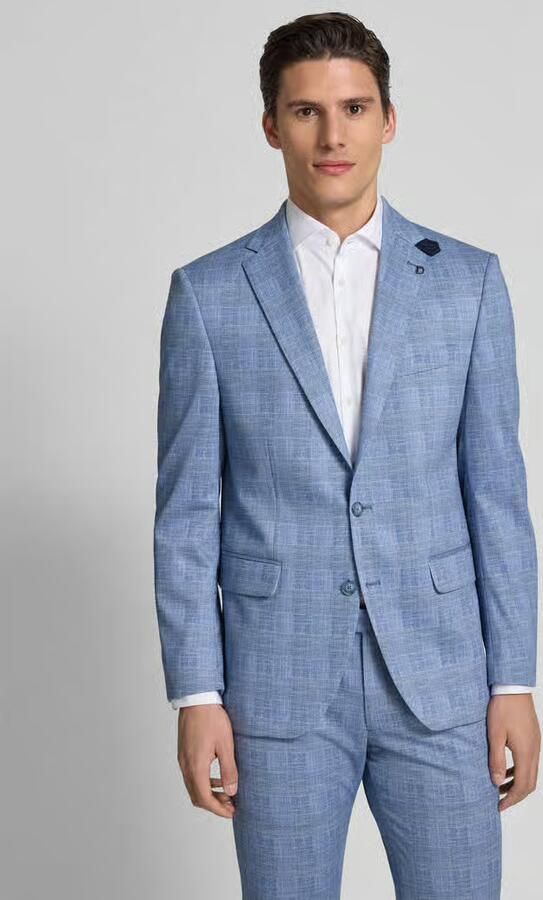 Digel Modern fit colbert met paspelzak op de borst model 'Ezzo' - Foto 2